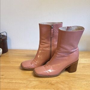 INTENTIONALLY BLANK Pink Heeled Boots